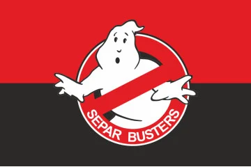 Флаг «Охотники за сепаратистами. Separ Busters». Вариант-01