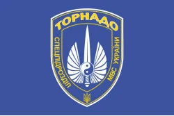 Флаг РПСМОН "Торнадо", МВД Украины. Вариант-01