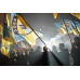 Флаг полка «Азов», МВД Украины (с тризубом)