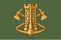 Прапор Інженерних військ України. Варіант-01 Прапор Інженерних військ України. Варіант-01