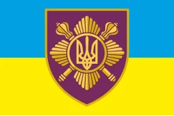 Флаг ОПБр (отдельная президентская бригада) ВСУ. Вариант-01