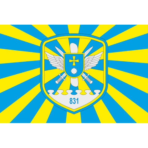 Прапор 831 БрТА (831 бригада тактичної авіації) ЗСУ. Варіант-02 Прапор 831 БрТА (831 бригада тактичної авіації) ЗСУ. Варіант-02