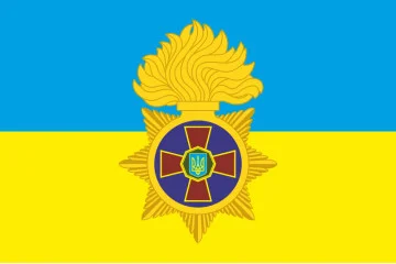 Прапор Нацгвардії України (неофіційний). Варіант-05 Прапор Нацгвардії України (неофіційний). Варіант-05