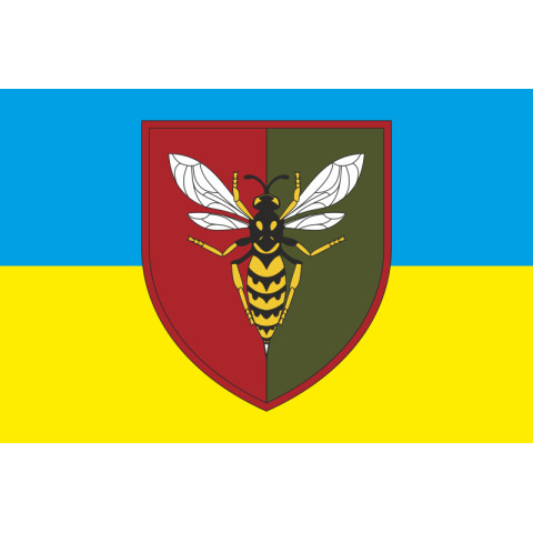 Флаг 38 ЗРП (зенитный ракетный полк) ВСУ. Вариант-08