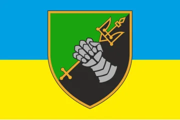 Флаг 12 ОТБ (отдельный танковый батальон) ВСУ. Вариант-02
