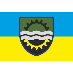 Прапор 145 ОРВП (окремий ремонтно-відновлювальний полк) ЗСУ. Варіант-02 Прапор 145 ОРВП (окремий ремонтно-відновлювальний полк) ЗСУ. Варіант-02