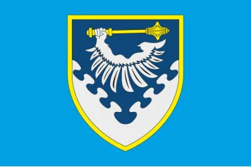 Прапор ПвК «Південь» (повітряне командування «Південь») ЗСУ. Варіант-04