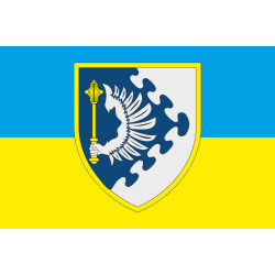 Прапор ПвК «Схід» (повітряне командування «Схід») ЗСУ. Варіант-03 Прапор ПвК «Схід» (повітряне командування «Схід») ЗСУ. Варіант-03