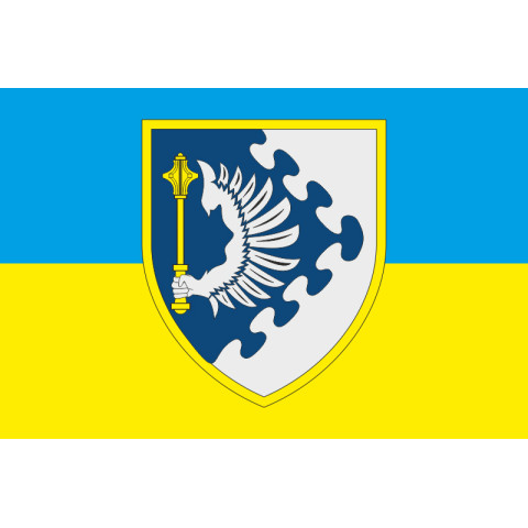 Прапор ПвК «Схід» (повітряне командування «Схід») ЗСУ. Варіант-03