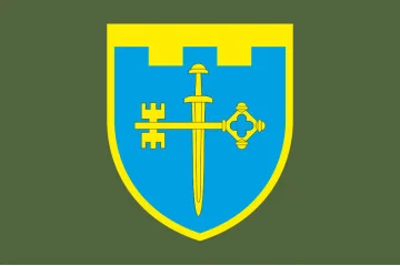 Флаг 105 ОБрТрО ВСУ (отдельная бригада территориальной обороны). Вариант-03