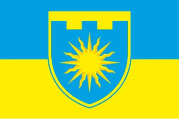 Флаг 106 ОБрТрО ВСУ (отдельная бригада территориальной обороны). Вариант-06