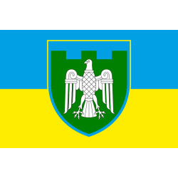 Прапор 107 ОБрТрО ЗСУ (окрема бригада територіальної оборони). Варіант-06