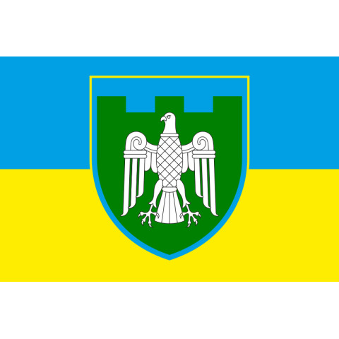 Прапор 107 ОБрТрО ЗСУ (окрема бригада територіальної оборони). Варіант-06