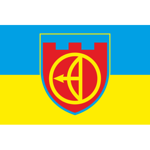 Прапор 112 ОБрТрО ЗСУ (окрема бригада територіальної оборони). Варіант-06