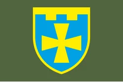 Прапор 116 ОБрТрО ЗСУ (окрема бригада територіальної оборони). Варіант-03