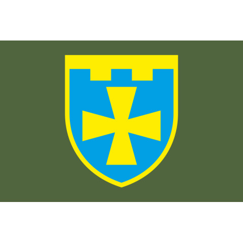 Прапор 116 ОБрТрО ЗСУ (окрема бригада територіальної оборони). Варіант-03