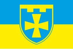 Прапор 116 ОБрТрО ЗСУ (окрема бригада територіальної оборони). Варіант-06