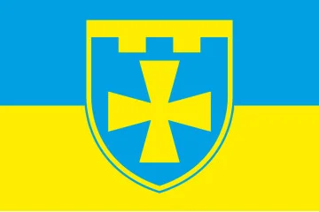 Флаг 116 ОБрТрО ВСУ (отдельная бригада территориальной обороны). Вариант-06