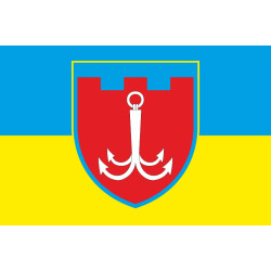 Прапор 122 ОБрТрО ЗСУ (окрема бригада територіальної оборони). Варіант-06