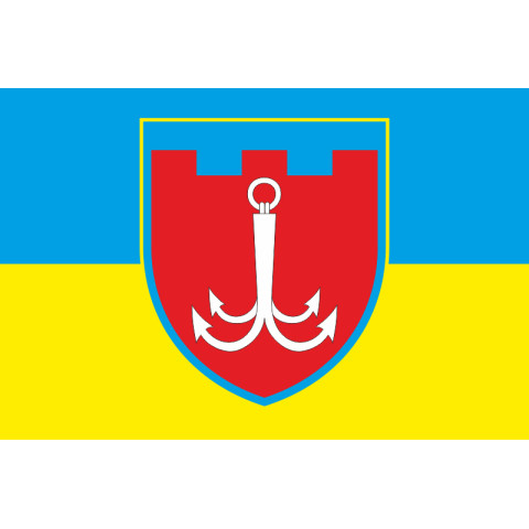 Прапор 122 ОБрТрО ЗСУ (окрема бригада територіальної оборони). Варіант-06