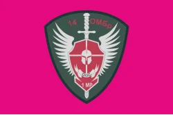 Прапор 14 ОМБр ЗСУ, 1 МЕХБАТ, 1 МЕХРОТА. Варіант-02