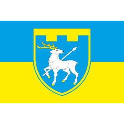 Прапор 123 ОБрТрО ЗСУ (окрема бригада територіальної оборони). Варіант-06