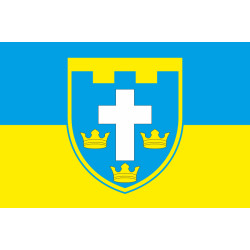 Прапор 124 ОБрТрО ЗСУ (окрема бригада територіальної оборони). Варіант-06 Прапор 124 ОБрТрО ЗСУ (окрема бригада територіальної оборони). Варіант-06