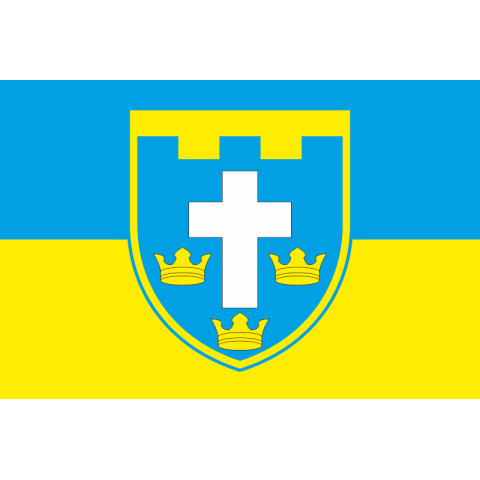 Прапор 124 ОБрТрО ЗСУ (окрема бригада територіальної оборони). Варіант-06