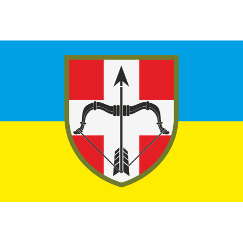 Флаг 39 ЗРП (зенитный ракетный полк) ВСУ. Вариант-03
