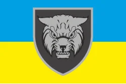 Флаг 1 ОГШБ (отдельный горно-штурмовой батальон) 128 ОГШБр ВСУ. Вариант-01 Флаг 1 ОГШБ (отдельный горно-штурмовой батальон) 128 ОГШБр ВСУ. Вариант-01