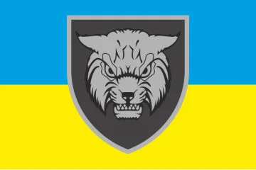 Прапор 1 ОГШБ (окремий гірсько-штурмовий батальйон) 128 ОГШБр ЗСУ. Варіант-01 Прапор 1 ОГШБ (окремий гірсько-штурмовий батальйон) 128 ОГШБр ЗСУ. Варіант-01