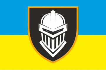 Флаг 3 ОТБр (отдельная танковая бригада) ВСУ. Вариант-02