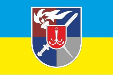 Флаг Военной академии города Одесса. Вариант-02 Флаг Военной академии города Одесса. Вариант-02