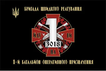 Прапор 1 БОП (батальйон оперативного призначення) БрШР НГУ. Варіант-01