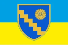 Флаг КЦ (кадровый центр) ВСУ. Вариант-01