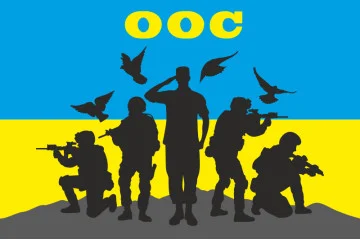 Флаг «Солдаты ООС». Вариант-01