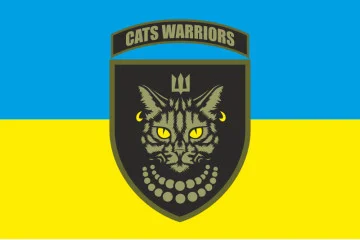 Прапор «Бойові коти ЗСУ». Варіант-01-01