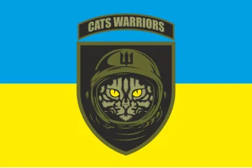Прапор «Бойові коти ЗСУ». Варіант-02-01