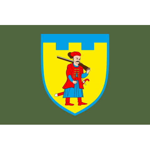 Прапор 110 ОБрТрО ЗСУ (окрема бригада територіальної оборони). Варіант-03
