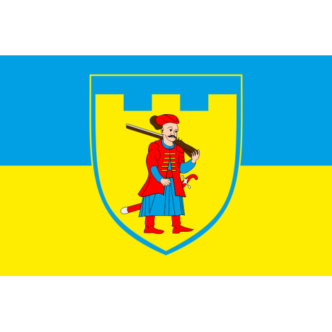 Прапор 110 ОБрТрО ЗСУ (окрема бригада територіальної оборони). Варіант-06
