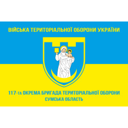 Прапор 117 ОБрТрО ЗСУ (окрема бригада територіальної оборони). Варіант-05