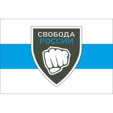 Флаг Легиона «Свобода России» ВСУ. Вариант-01