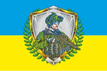 Прапор «Солдат ЗСУ». Варіант-01 Прапор «Солдат ЗСУ». Варіант-01