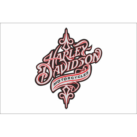 Флаг любителей Harley-Davidson (рус. Харли-Дэвидсон). Вариант-05 Флаг любителей Harley-Davidson (рус. Харли-Дэвидсон). Вариант-05