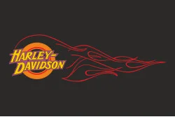 Прапор любителів Harley-Davidson (укр. Харлі-Девідсон). Варіант-06 Прапор любителів Harley-Davidson (укр. Харлі-Девідсон). Варіант-06