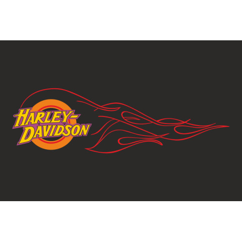 Флаг любителей Harley-Davidson (рус. Харли-Дэвидсон). Вариант-06 Флаг любителей Harley-Davidson (рус. Харли-Дэвидсон). Вариант-06