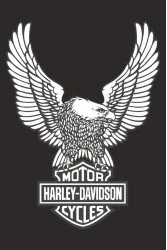 Прапор любителів Harley-Davidson (укр. Харлі-Девідсон). Варіант-12 Прапор любителів Harley-Davidson (укр. Харлі-Девідсон). Варіант-12