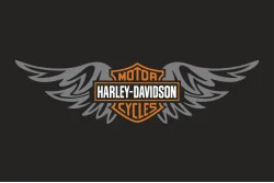 Прапор любителів Harley-Davidson (укр. Харлі-Девідсон). Варіант-09 Прапор любителів Harley-Davidson (укр. Харлі-Девідсон). Варіант-09