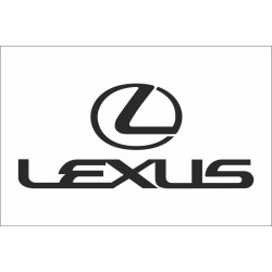 Флаг любителей Lexus (рус. Лексус). Вариант-01