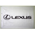 Флаг любителей Lexus (рус. Лексус). Вариант-02